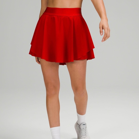 lululemon athletica Dresses & Skirts - Lululemon Court Rival Skirt - 2 Long - Dark Red